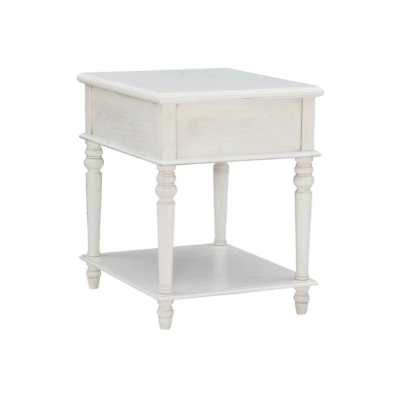 Rivera Side Table, White