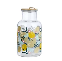 Hometrends Glass Lemon Dispenser,1.2 gallon, 1 piece, Glass Dispenser