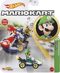 Hot Wheels Luigi Standard Kart 1:64 Collectible Vehicle