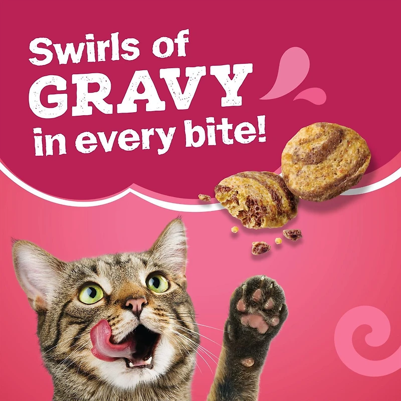 Friskies Gravy Swirlers, Dry Cat Food, 1.42-7.26 kg