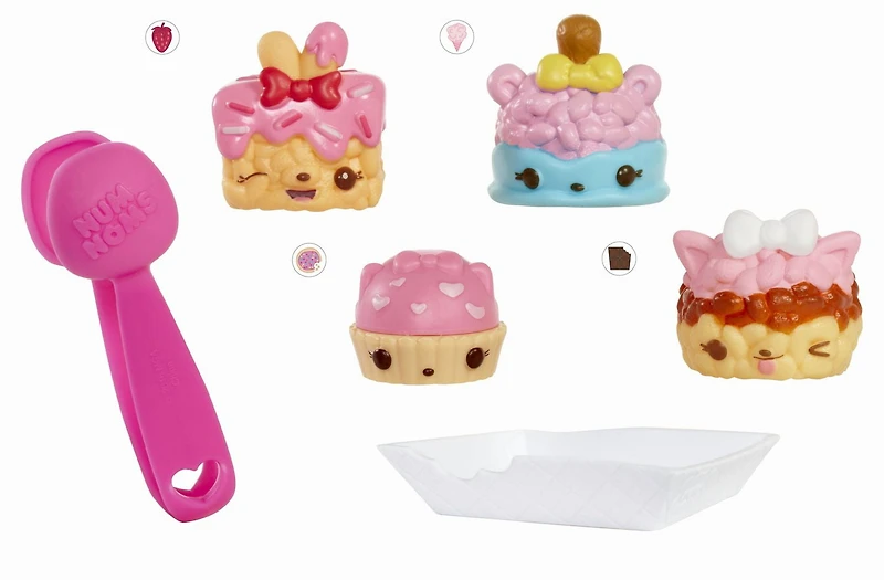 Lot initial Num Noms, série 5 - carrés à la guimauve