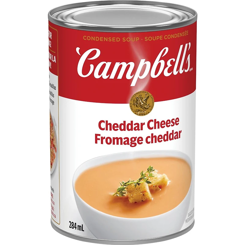 Soupe condensée Campbell'sMD, Fromage cheddar, longue conservation 284 ml