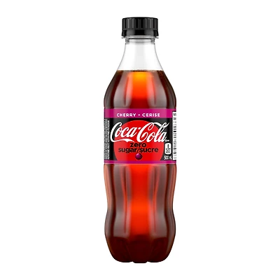 Coca-Cola Cherry Zero Sugar Bottle, 500 mL, 500 mL