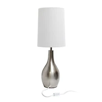 Simple Designs 1 Light Tear Drop Table Lamp