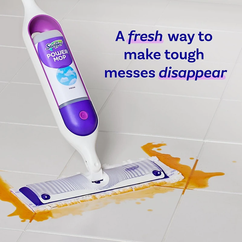 Solution nettoyante pour planchers Swiffer PowerMop, parfum Frais 1,5L