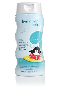 Live Clean Kids Tropical Body & Hair Wash , 350 mL