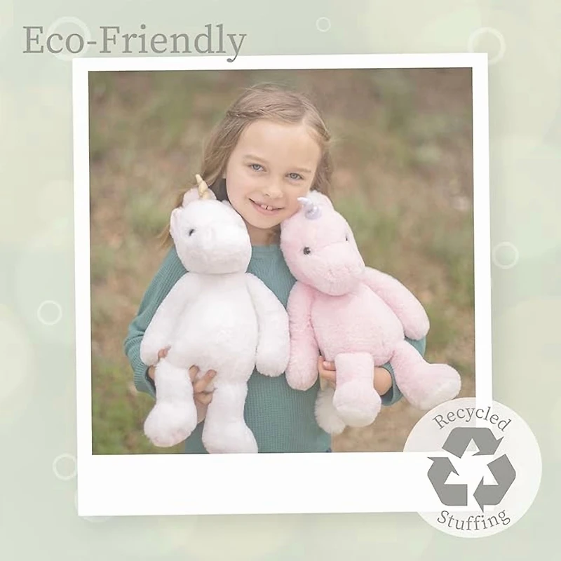 World's Softest Plush Unity Unicorn, Rose, Lushee, Large, 16" Stuffed Animal
