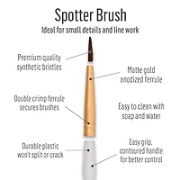 Plaid 10 Piece Detail Brush Set, 10 piece detail paint brush set