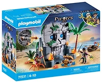 Playmobil Ile au trésor avec pirate et monstre marin