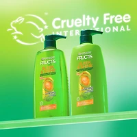 Garnier Fructis, Sleek & Shine Fortifying Shampoo, For Frizzy, Dry Hair, 1 L