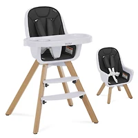 Evolur Zoodle 2-in-1 High Chair, Toddler Chair
