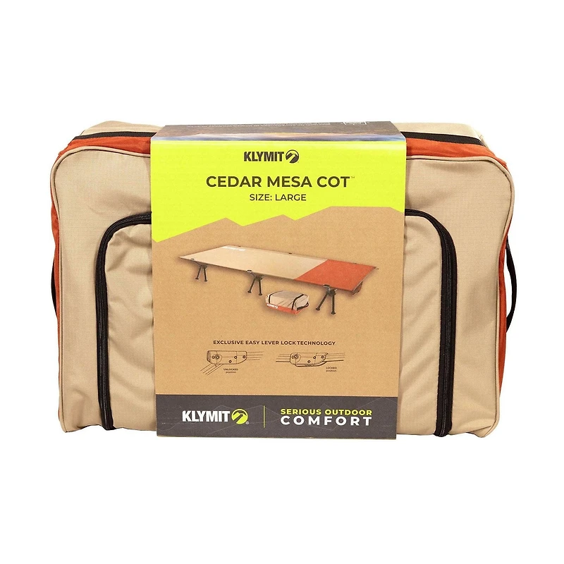 Lit de Camping Klymit Mesa Grand - Rouge
