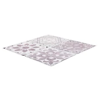 Truu Design Self-Adhesive Peel and Stick Unique Accent Wall Tiles, 10 x 10 inches, Taupe, 6 Pieces