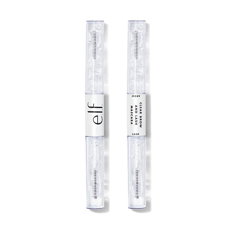 Lot de 2 mascaras transparents à cils et sourcils e.l.f. Cosmetics Paquet de 2, 2,5 ml chacun