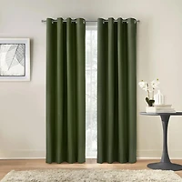 Loft Living Augustow occulant panneau de rideau à œillets 52 x 95 in Olive