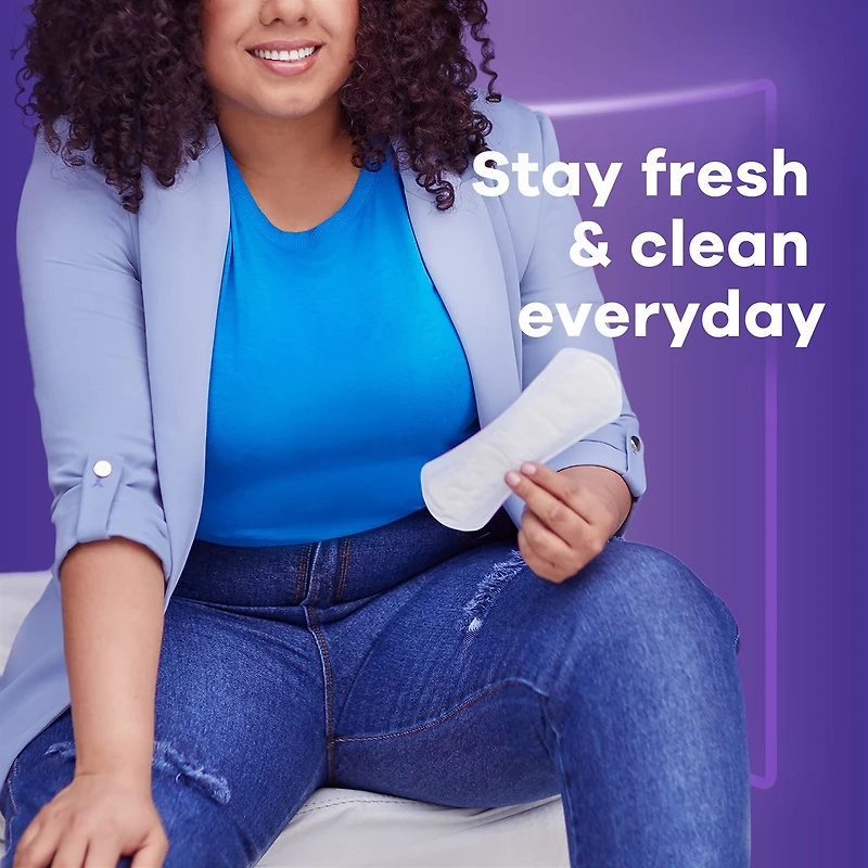 Always Anti-Bunch Xtra Protection Daily Liners, Long Length