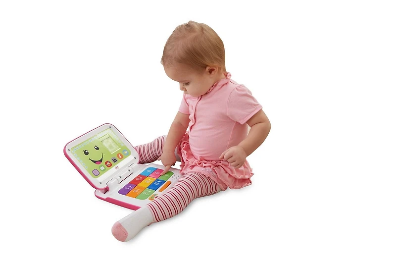 Ordinateur Éveil Progressif Rires et Éveil de Fisher-Price en rose
