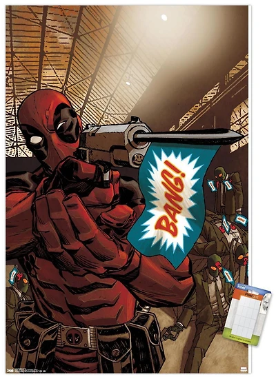 Marvel Comics - Deadpool - Bang Wall Poster, 22.375" x 34"