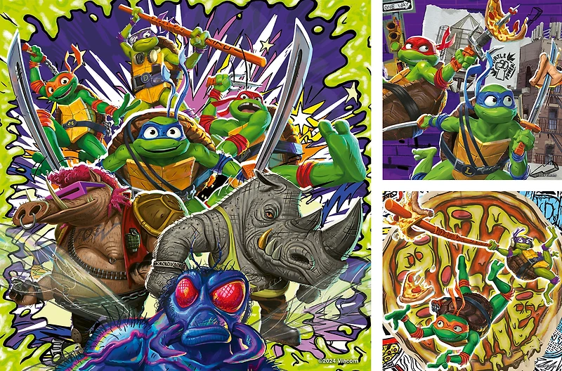 Ravensburger Teenage Mutant Ninja Turtles 3 x 49pc Jigsaw Puzzle