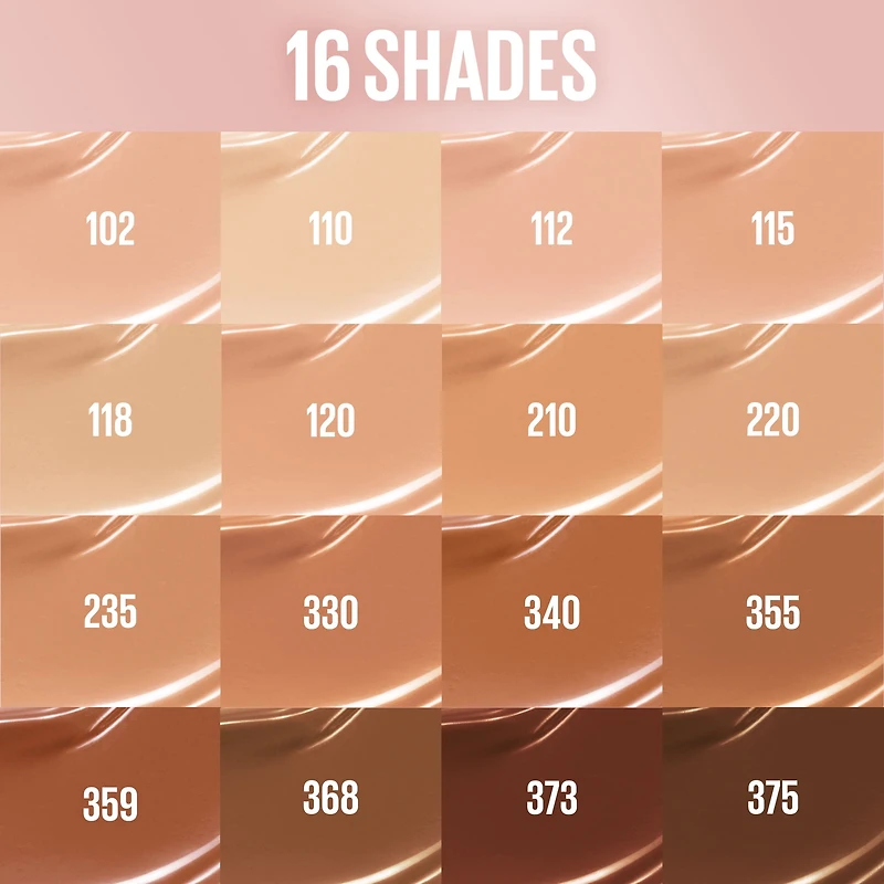 Maybelline New York Lifter Plump & Glow Skincaring Foundation, Radiant Finish, 30 ml