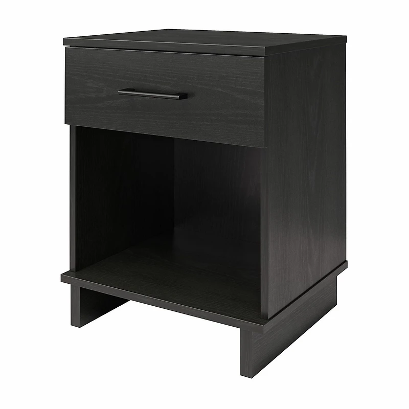 Ameriwood Home Southlander Table de chevet 1 tiroir Chêne noir