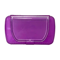DOUBLE LAYER PLASTIC BOX PURPLE