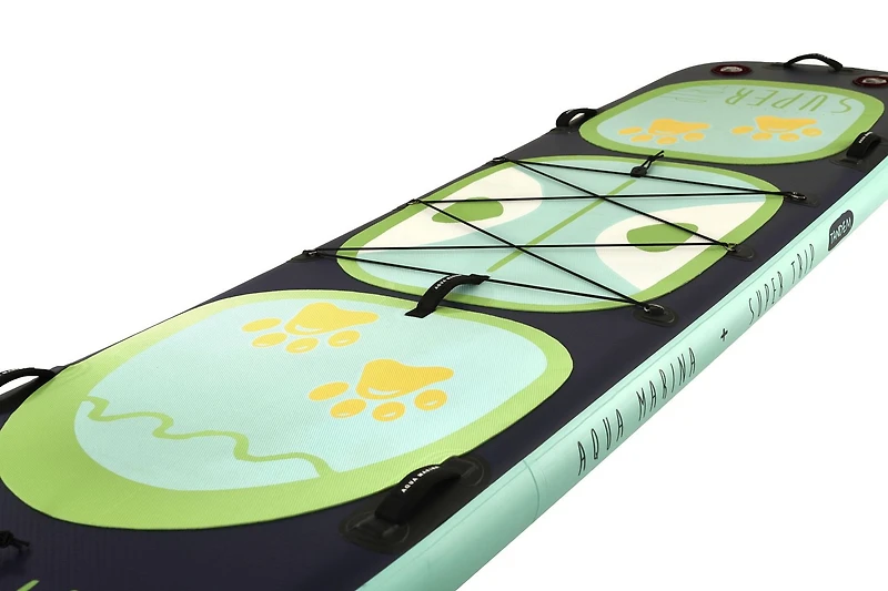 Aqua Marina - SUPER TRIP 14'0 Tandem Family Planche de Stand Up Paddle Gonflable (iSup)