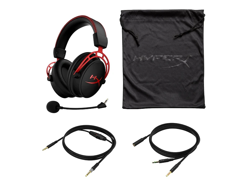 HyperX Cloud Alpha - Wireless Gaming Headset (Black-Red)