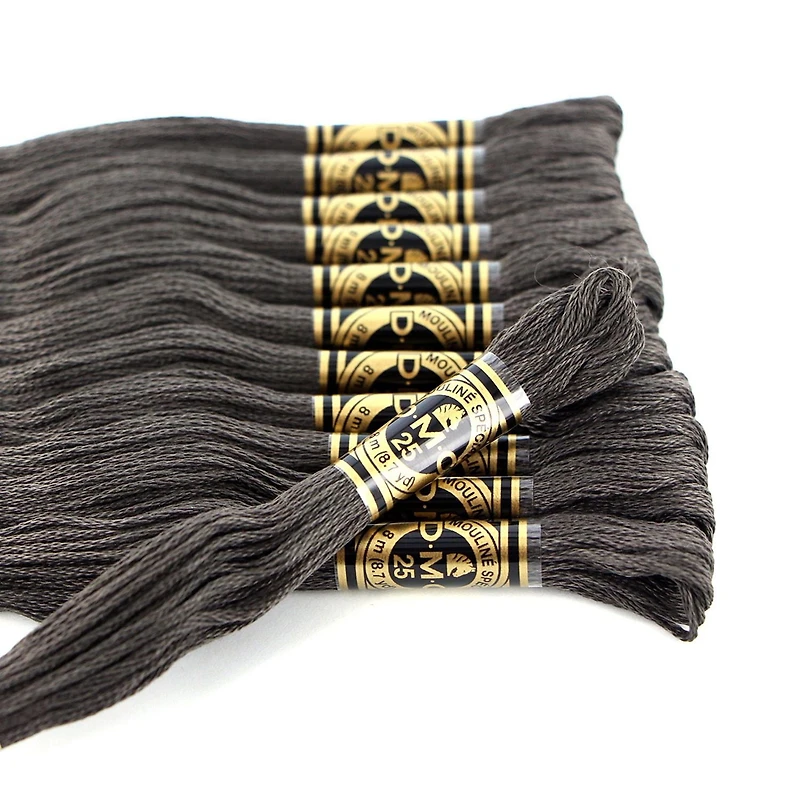 DMC Dark Cotton 6 Strand Floss 8m