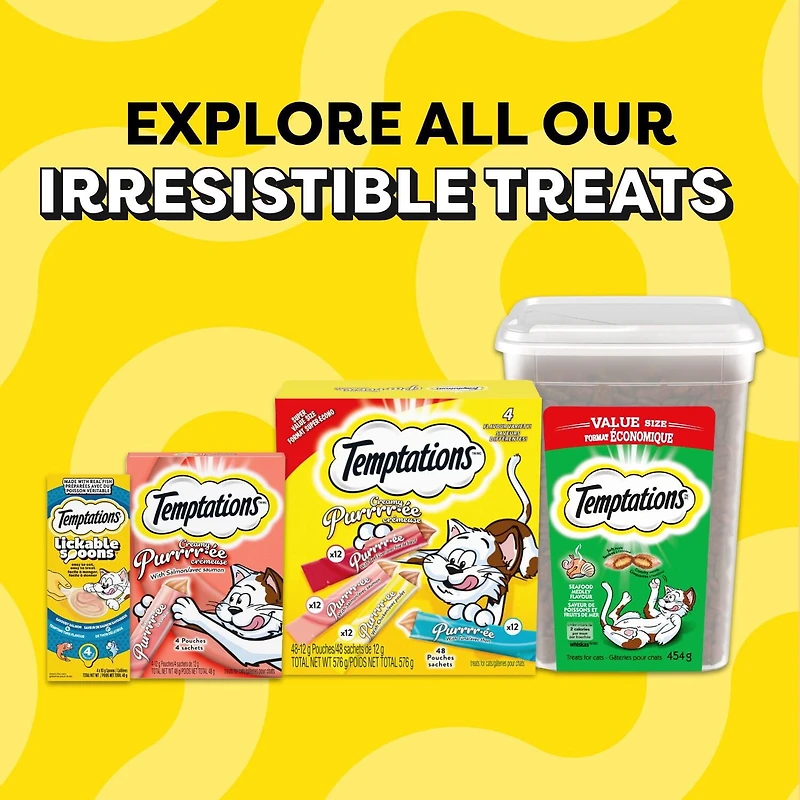 TEMPTATIONS BIRTHDAY Lobster & Beef Flavour Adult Cat Treats