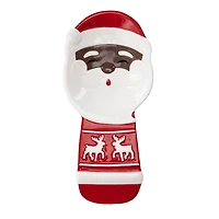 Holiday Time Figural Ceramic Spoon Rest, 8.19 inch x 3.86 inch x 0.98 inch, 1 piece