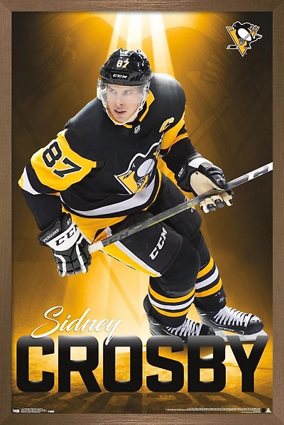NHL Pittsburgh Penguins - Sidney Crosby 18 Wall Poster, 14.725" x 22.375"