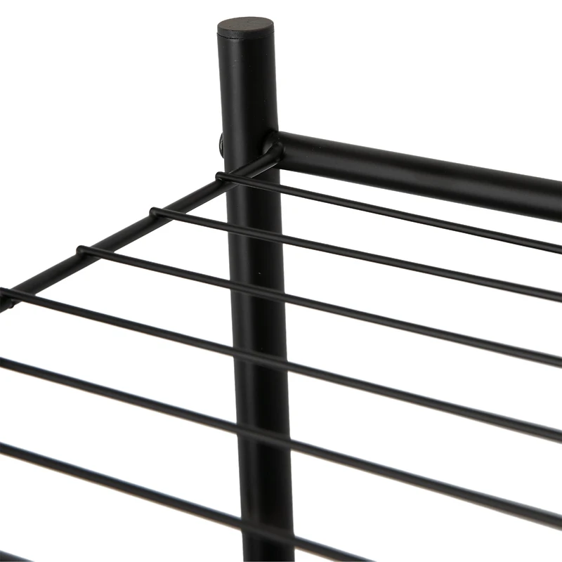 Era Aquarius Espace de Rangement à 2 Niveaux Noir  Pour En Haut Des Toilettes,  Organisateur, Support d'Organisation, 23.43x53.94po Era Aquarius Espace Rangement