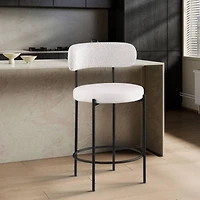 Federica Boucle Stool
