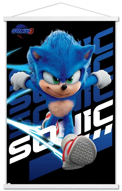 Sonic The Hedgehog 3 - Sonic Wall Poster