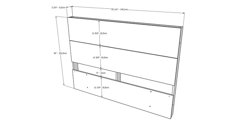 Nexera Panel Headboard