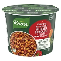 Knorr Pasta Cup Mini Meal Italian Bolognese Made with 100% Real Vegetables & No Artificial Flavours or Colours 73 GR