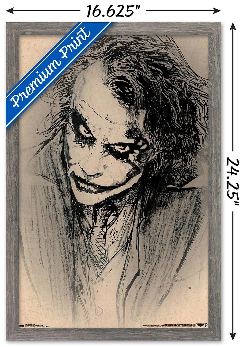 Film DC Comics - Le Chevalier Noir - Le Joker - Croquis