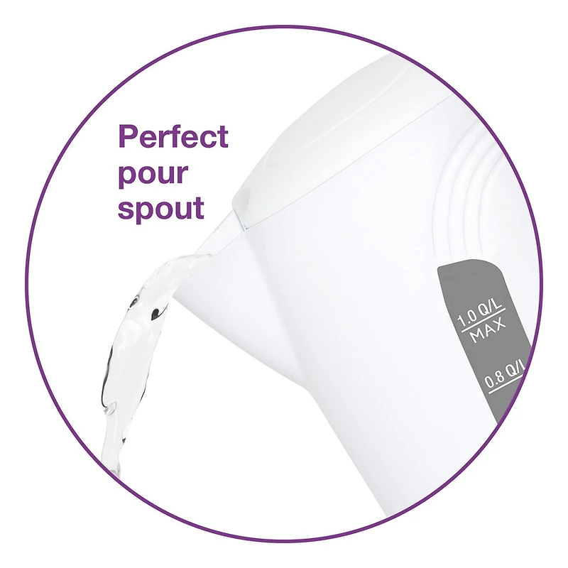 SALTON 1.0 L Cordless Electric Jug Kettle, JK1641