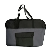 Zeus Deluxe Soft Dog Crate, Grey & Black, Extra Large