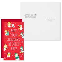 Hallmark Christmas Money or Gift Card Holders Assortment, Snowmen and Santa (6 Holiday Cards and Envelopes)