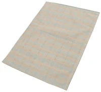 ECARPETGALLERY 4'9" x 6'9" Transitional Collage Handmade Area Rug for Living Room, Dining Room and Bedroom in Blue