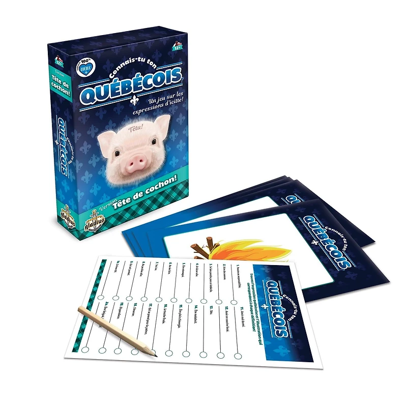 Éditions Gladius Connais-tu ton Québécois? version tête de cochon