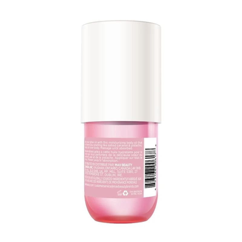 Cake Beauty Huile pour le corps, Desserted Island - Huile corporelle riche et nourrissante - Parfum ensoleillé et doux - 3.4 Fl Oz / 100 mL