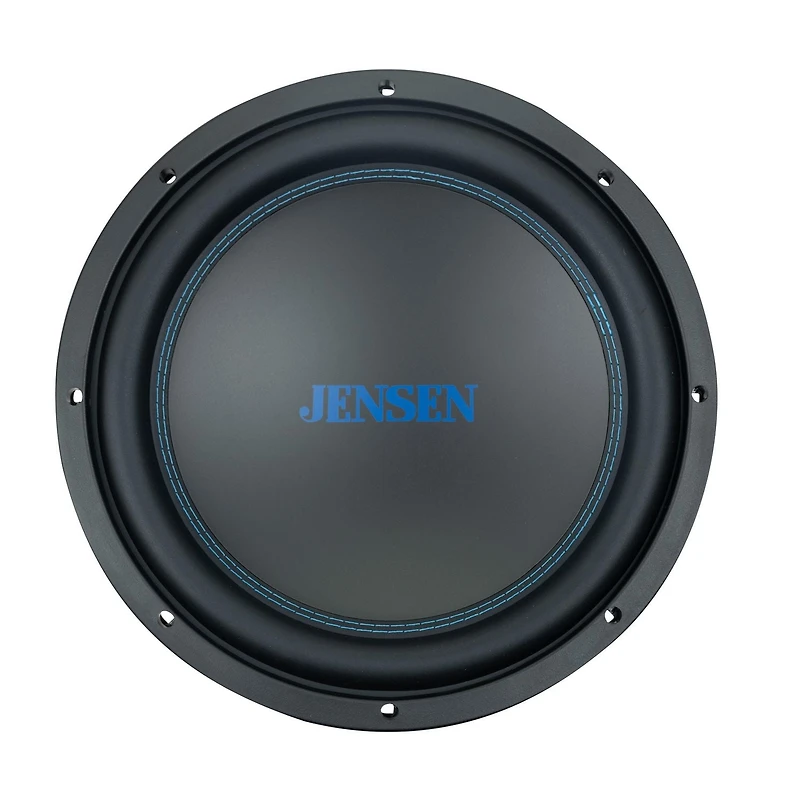 Jensen J12W Caisson de basses 12 pouces 1200 watts 4 ohms pour voiture avec 40 oz. Aimant, 9 lb.
