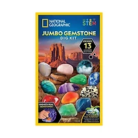 National Geographic Kit de fouille de pierres précieuses géantes Kit de fouille de gemmes