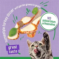 Friskies Indoor Gravy Turkey Dinner Wet Cat Food 156g, 156 g
