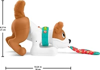 Fisher-Price 123 Crawl With Me Puppy Electronic Musical Learning Toy for Infants - English Version