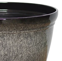 hometrends/ 14.5 inch Gradient Planter/Grey, 14.7in x 14.7in x 12.98in