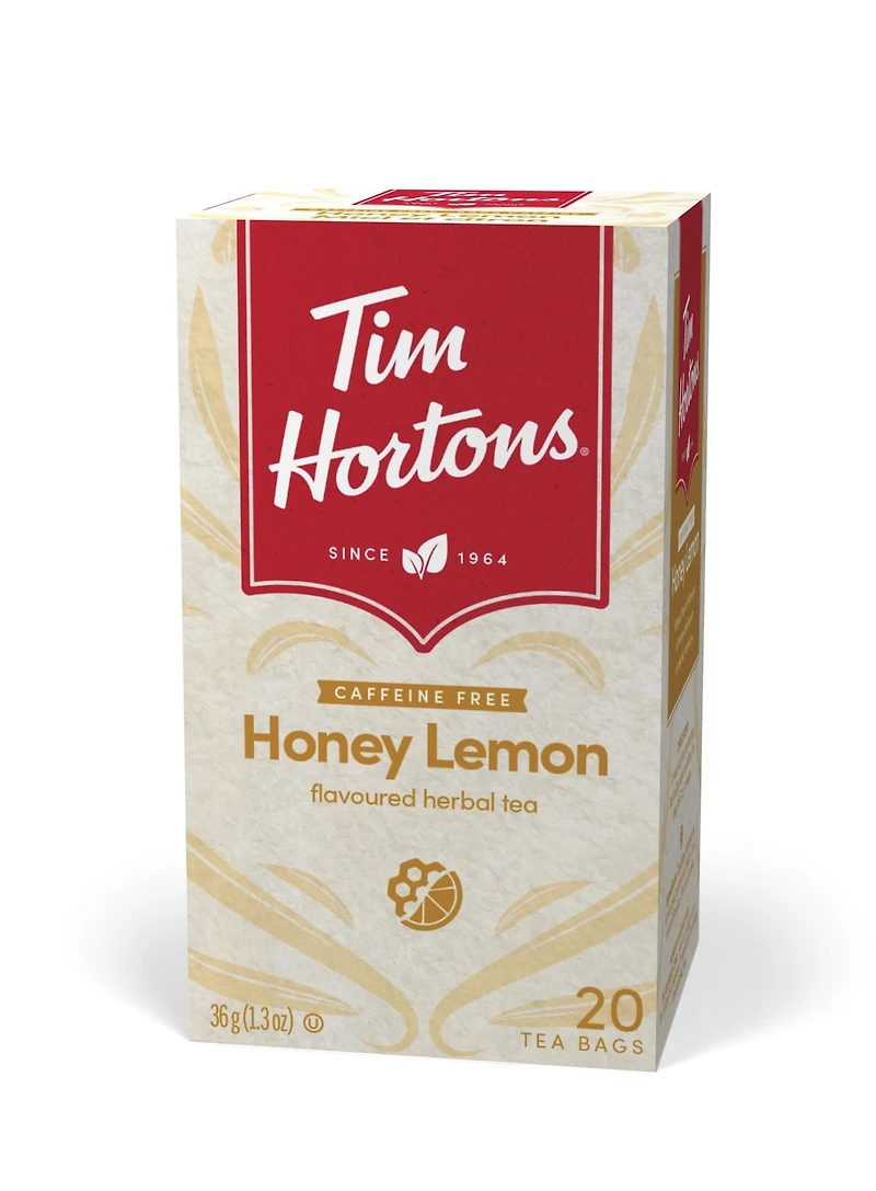 Thé miel et citron Tim Hortons 20 sachets | Boîtes de thé
